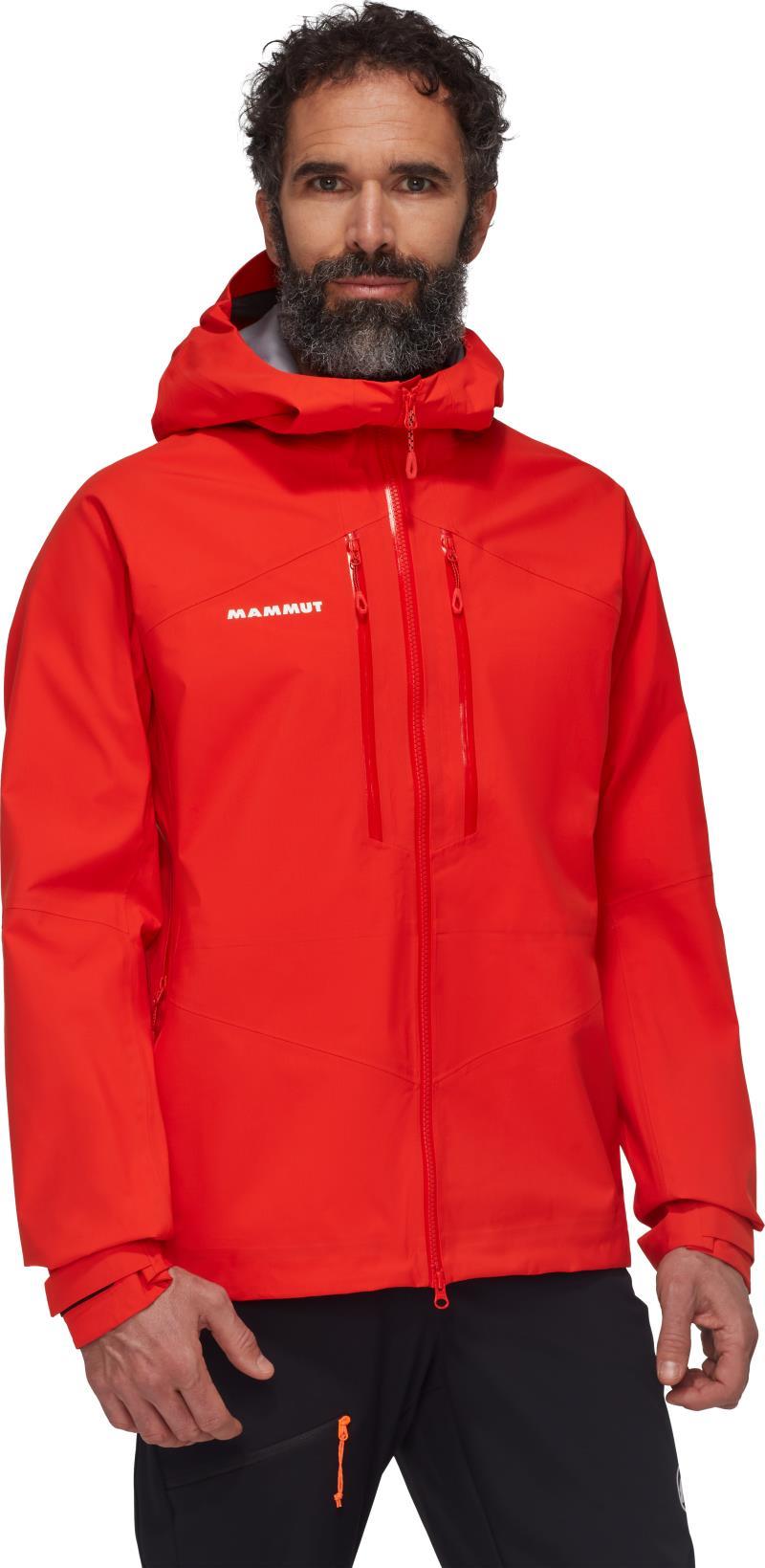 Taiss HS Hooded Jacket - Mens - Mammut Red 2