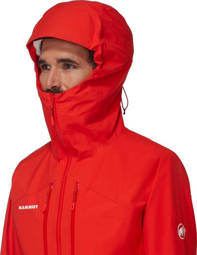 Taiss HS Hooded Jacket - Mens - Mammut Red 5