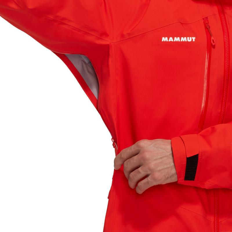 Taiss HS Hooded Jacket - Mens - Mammut Red 6