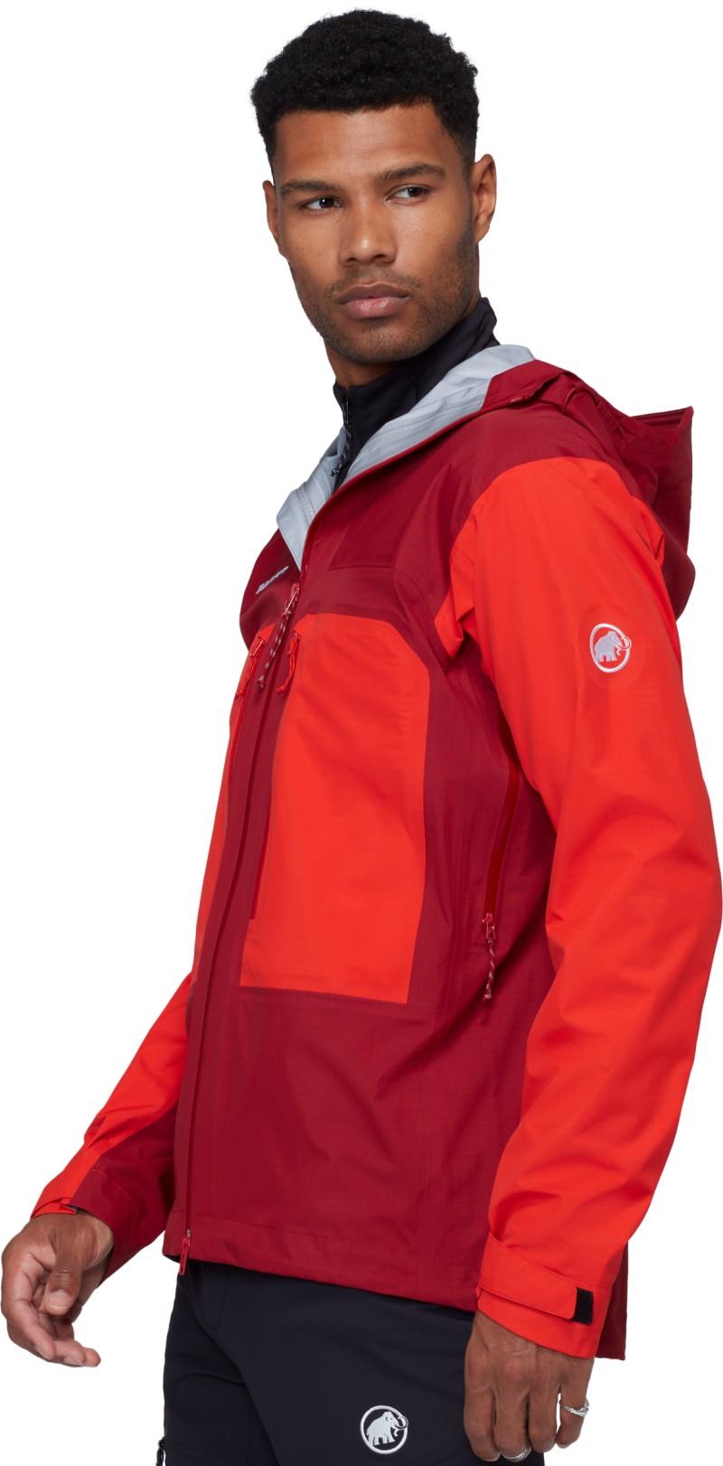 Taiss HS Hooded Jacket - Mens - dark mammut red / mammut red 1