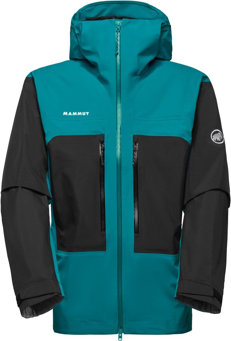 Taiss HS Hooded Jacket - Mens - deep teal / black 1