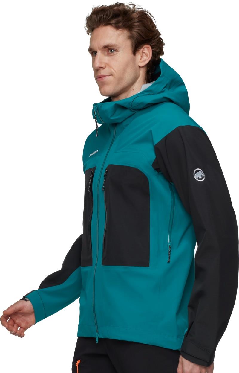 Taiss HS Hooded Jacket - Mens - deep teal / black 1