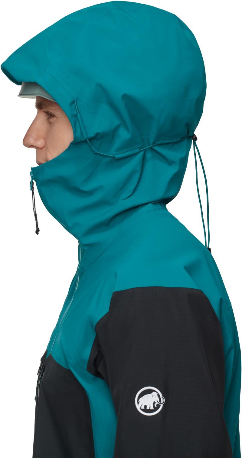 Taiss HS Hooded Jacket - Mens - deep teal / black 1