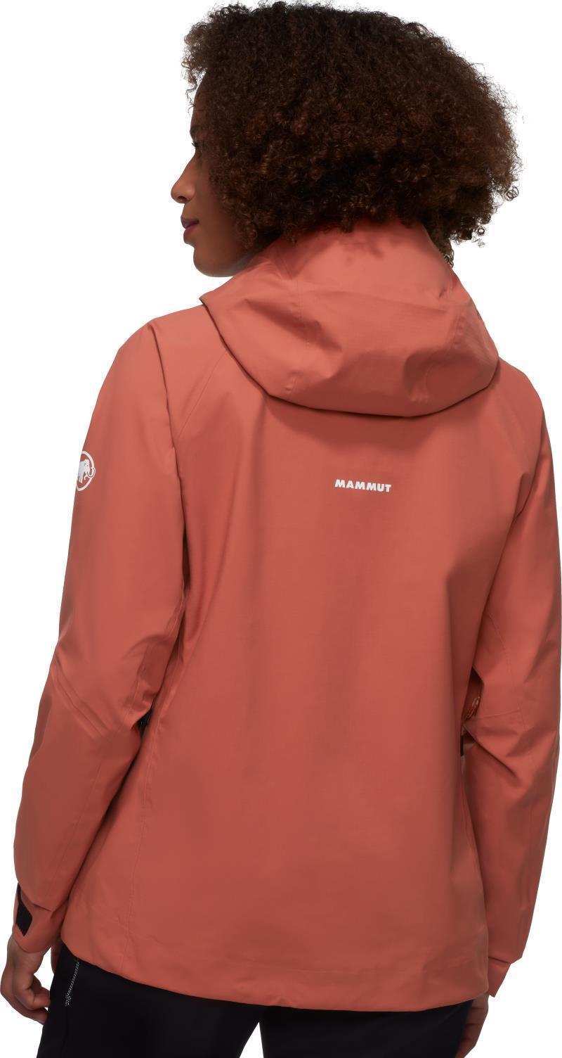 Taiss HS Hooded Jacket - Womens - Brick 3