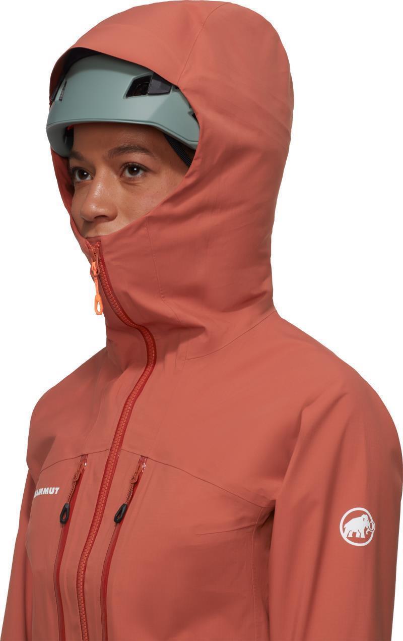 Taiss HS Hooded Jacket - Womens - Brick 4