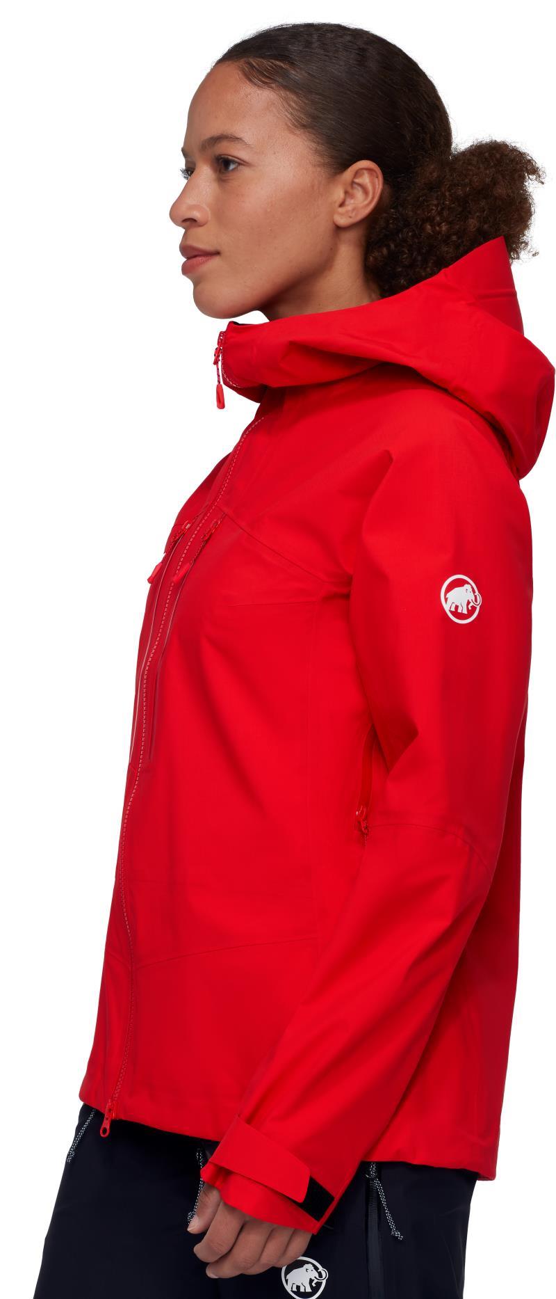 Taiss HS Hooded Jacket - Womens - Mammut Red 3