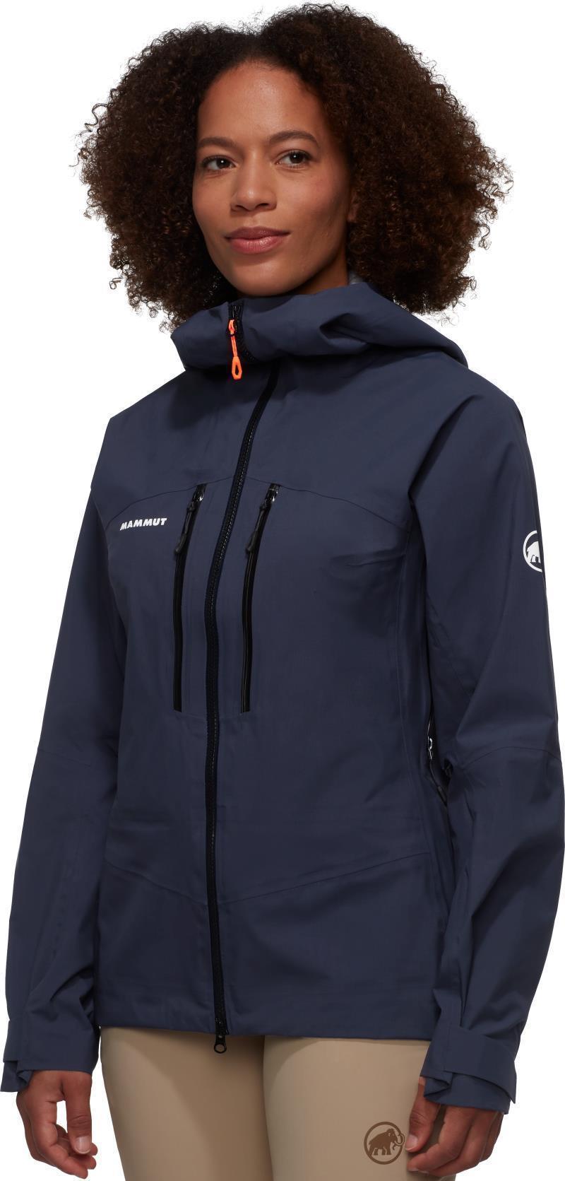 Taiss HS Hooded Jacket - Womens - Marine / Black 2