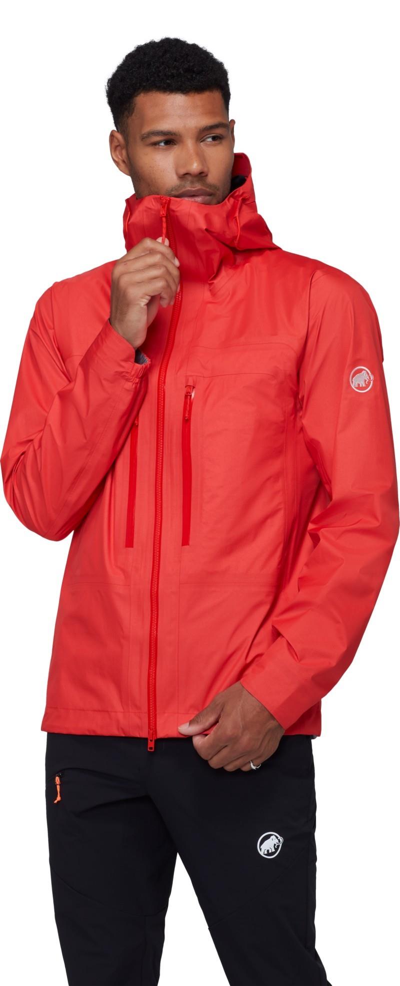 Taiss Light HS Hooded Jacket - Mens - mammut red 1