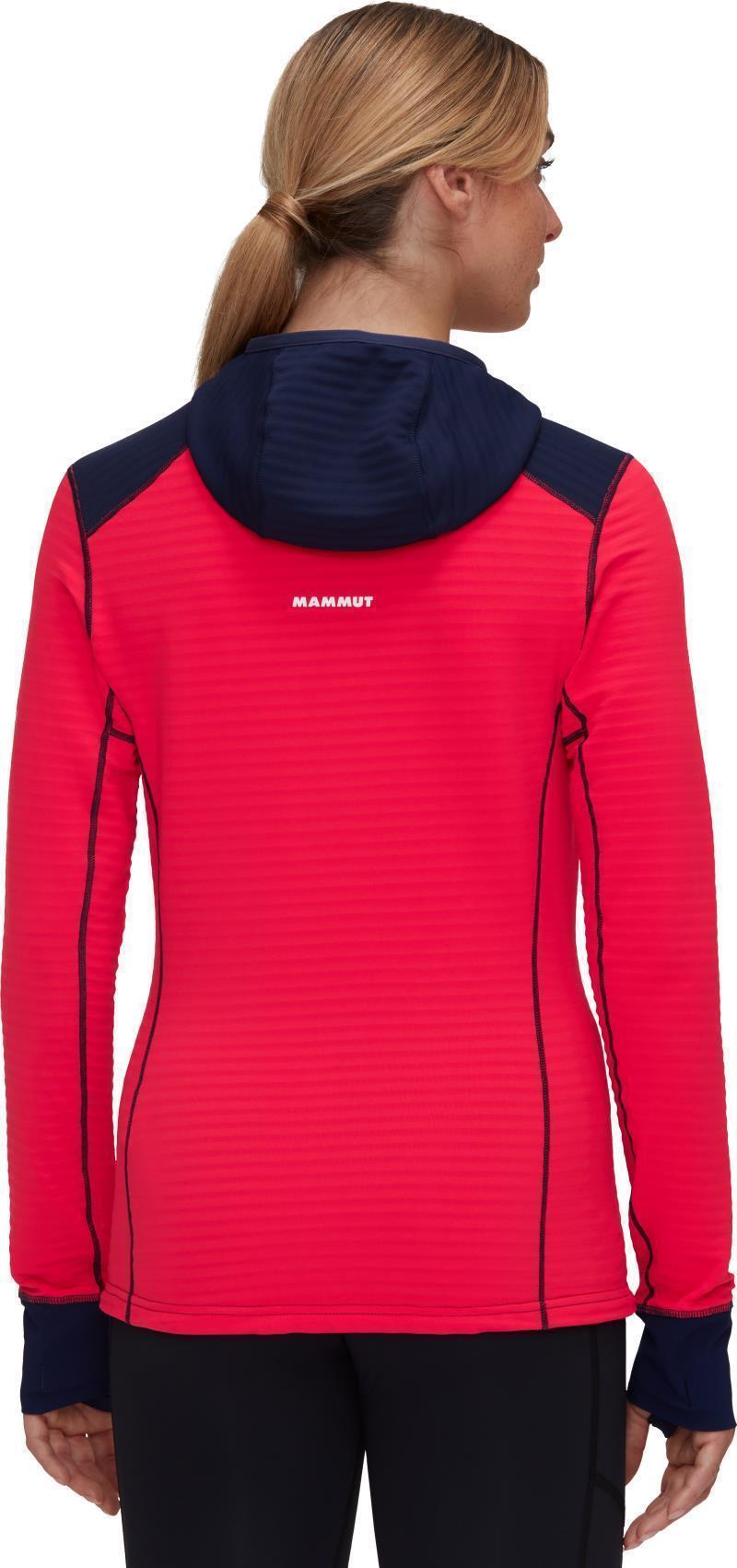 Taiss Light ML Hooded Jacket - Womens - Azalea / Marine 4