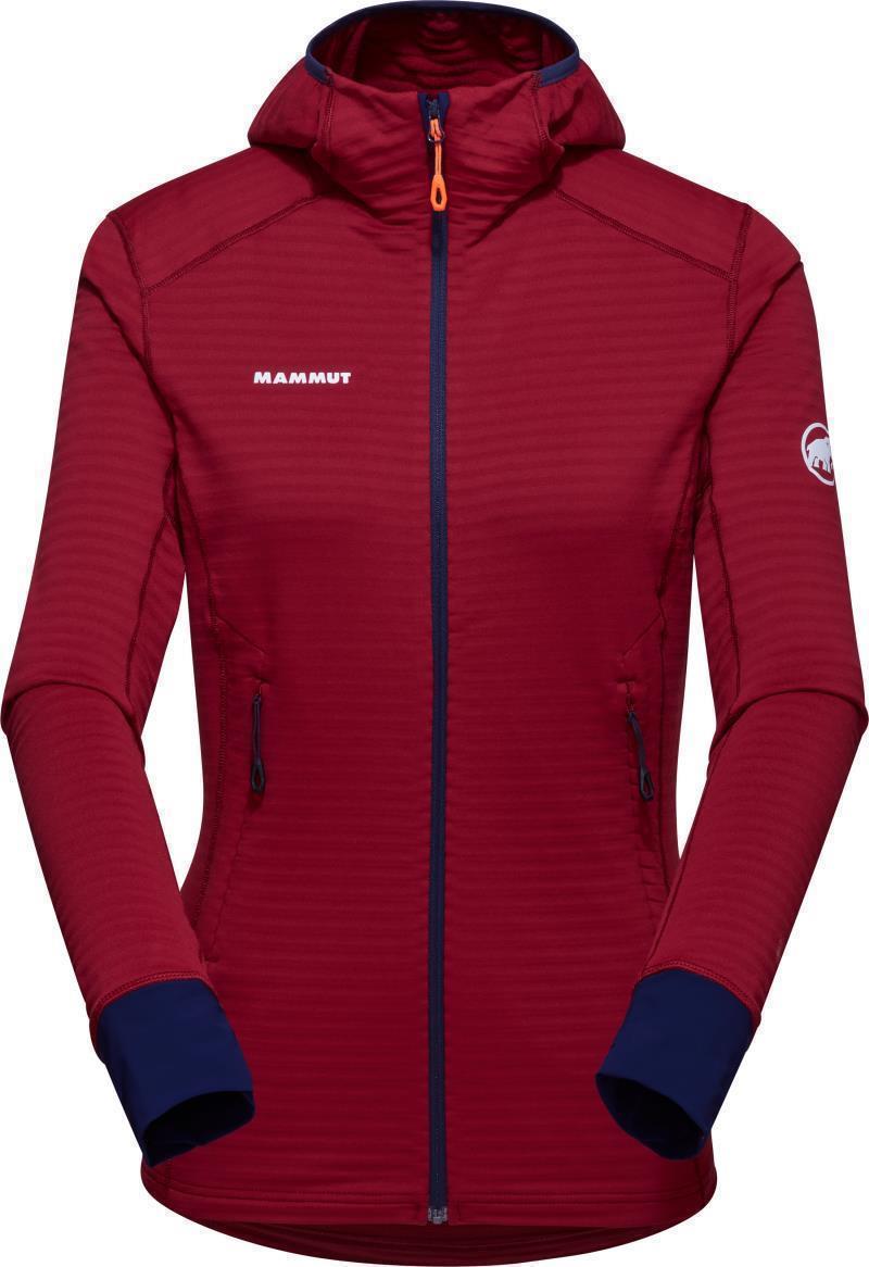 Taiss Light ML Hooded Jacket - Womens - Blood Red / Marine 1
