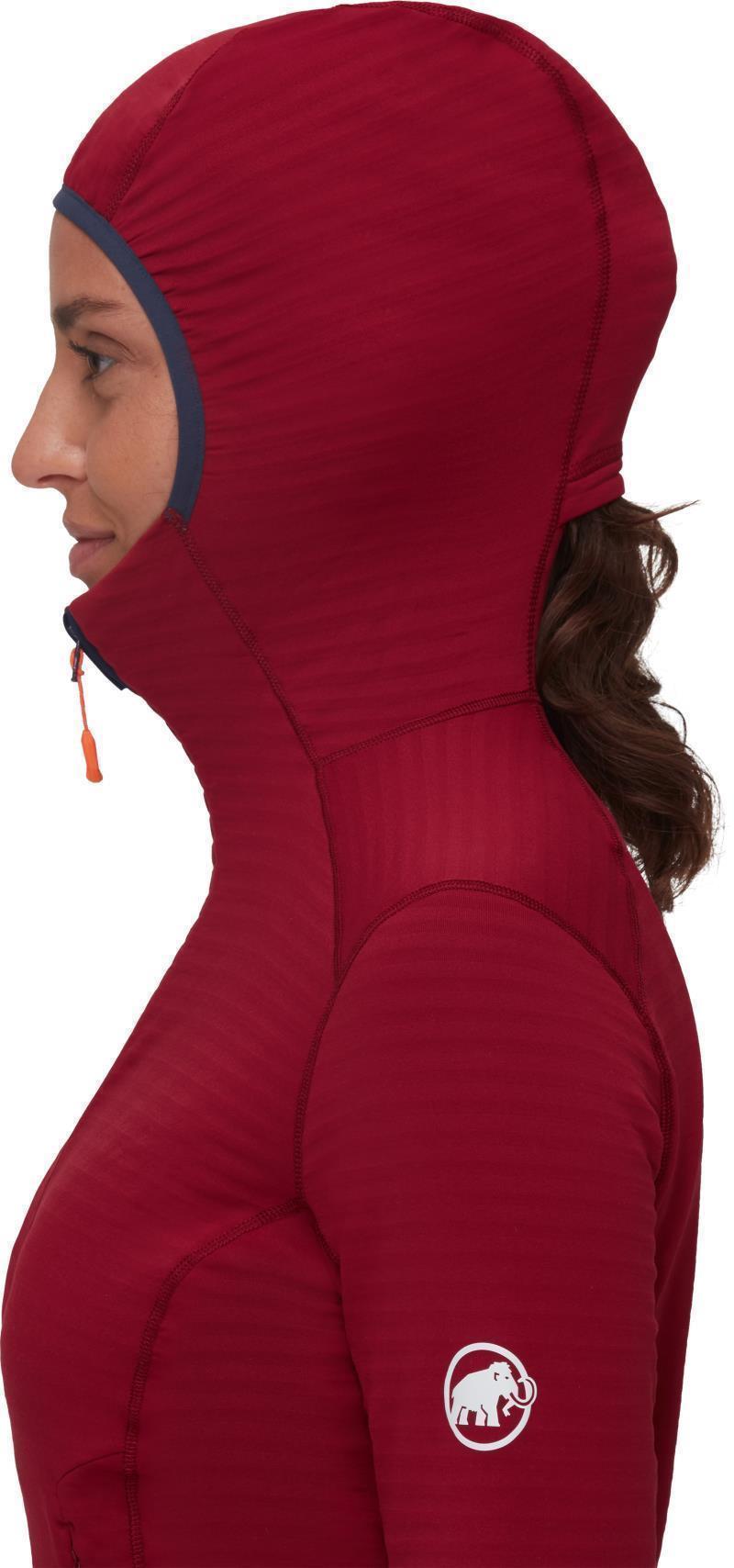 Taiss Light ML Hooded Jacket - Womens - Blood Red / Marine 5