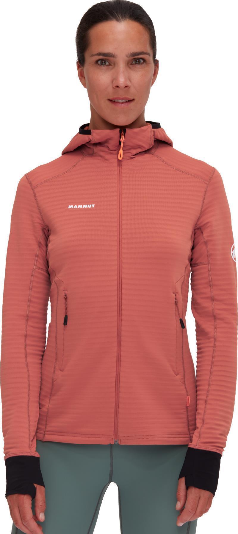 Taiss Light ML Hooded Jacket - Womens - Brick / Black 2