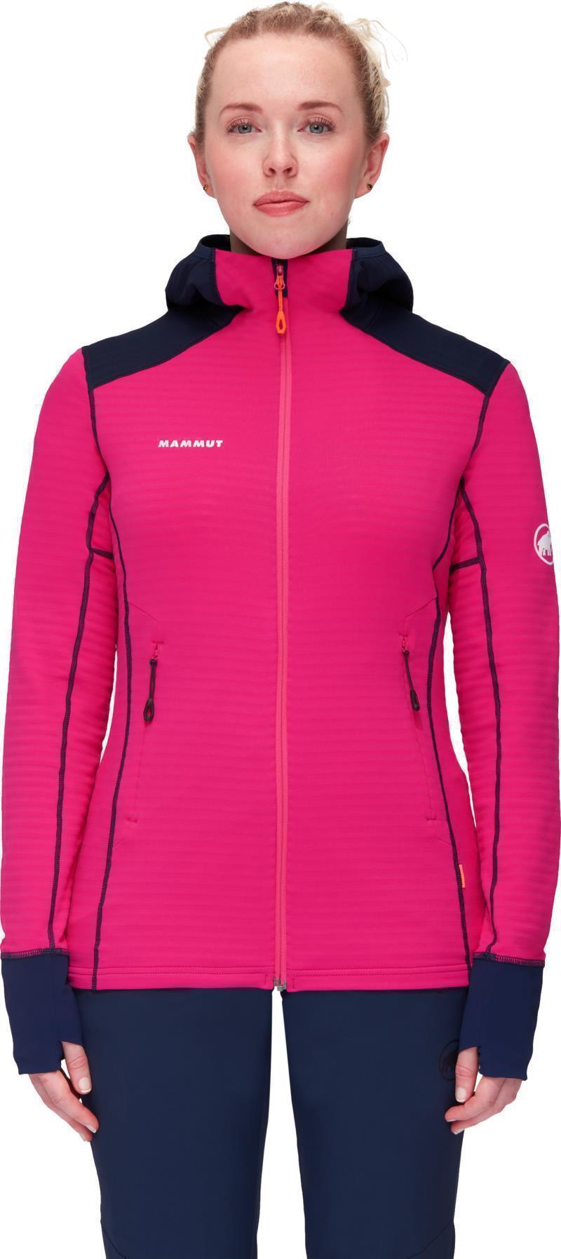 Taiss Light ML Hooded Jacket - Womens - Pink / Marine 2