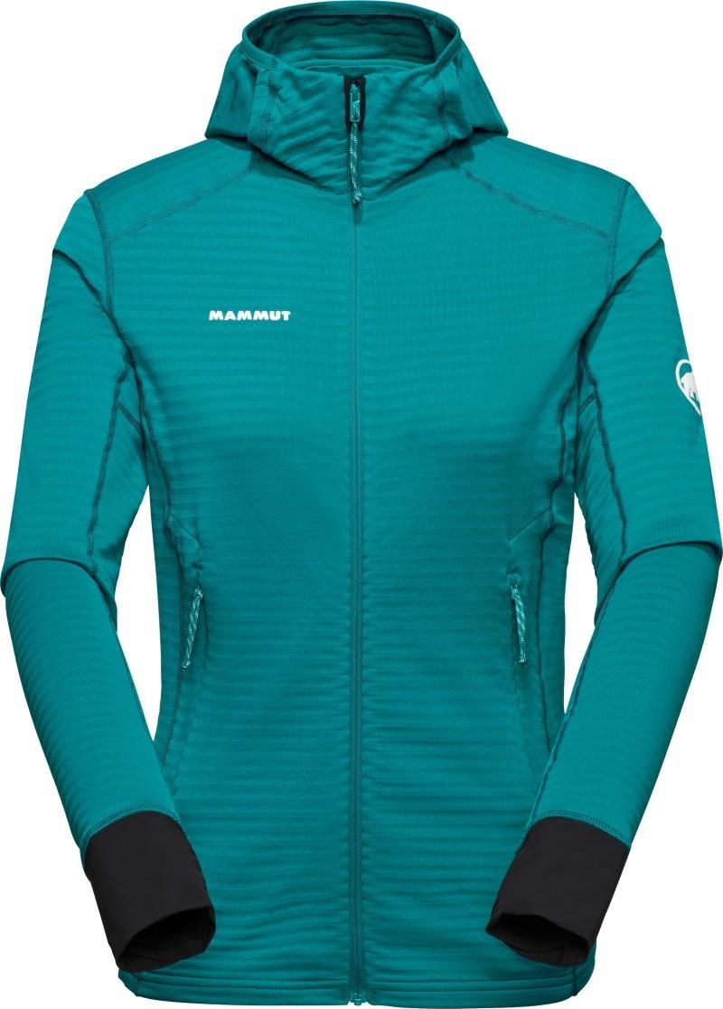 Taiss Light ML Hooded Jacket - Womens - deep teal / black 1