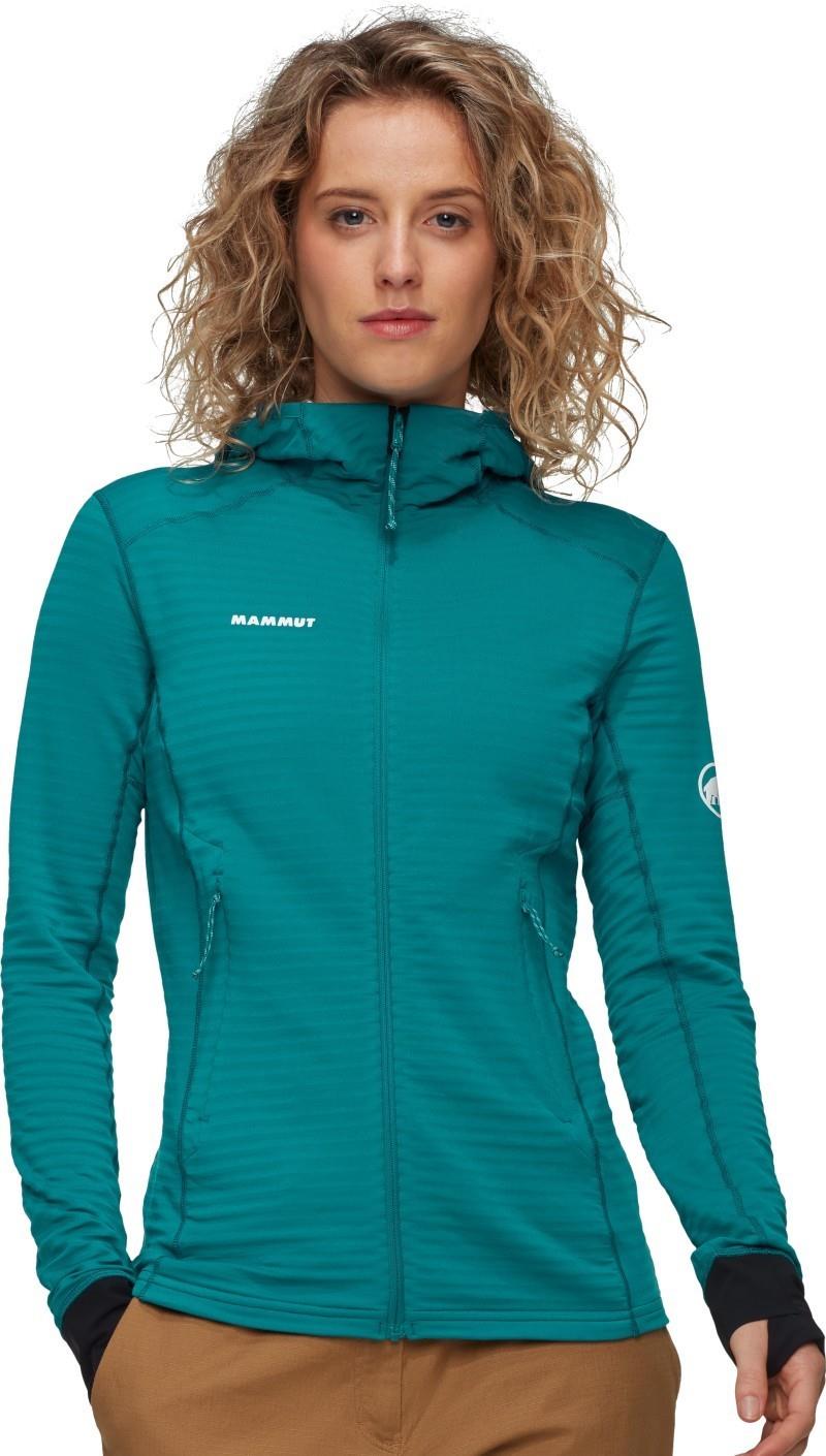 Taiss Light ML Hooded Jacket - Womens - deep teal / black 1