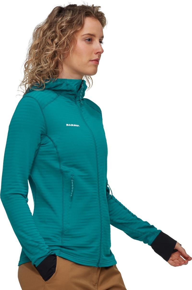 Taiss Light ML Hooded Jacket - Womens - deep teal / black 1
