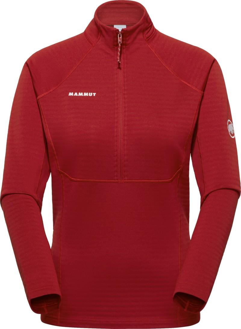 Taiss ML Half Zip - Womens - dark mammut red 1