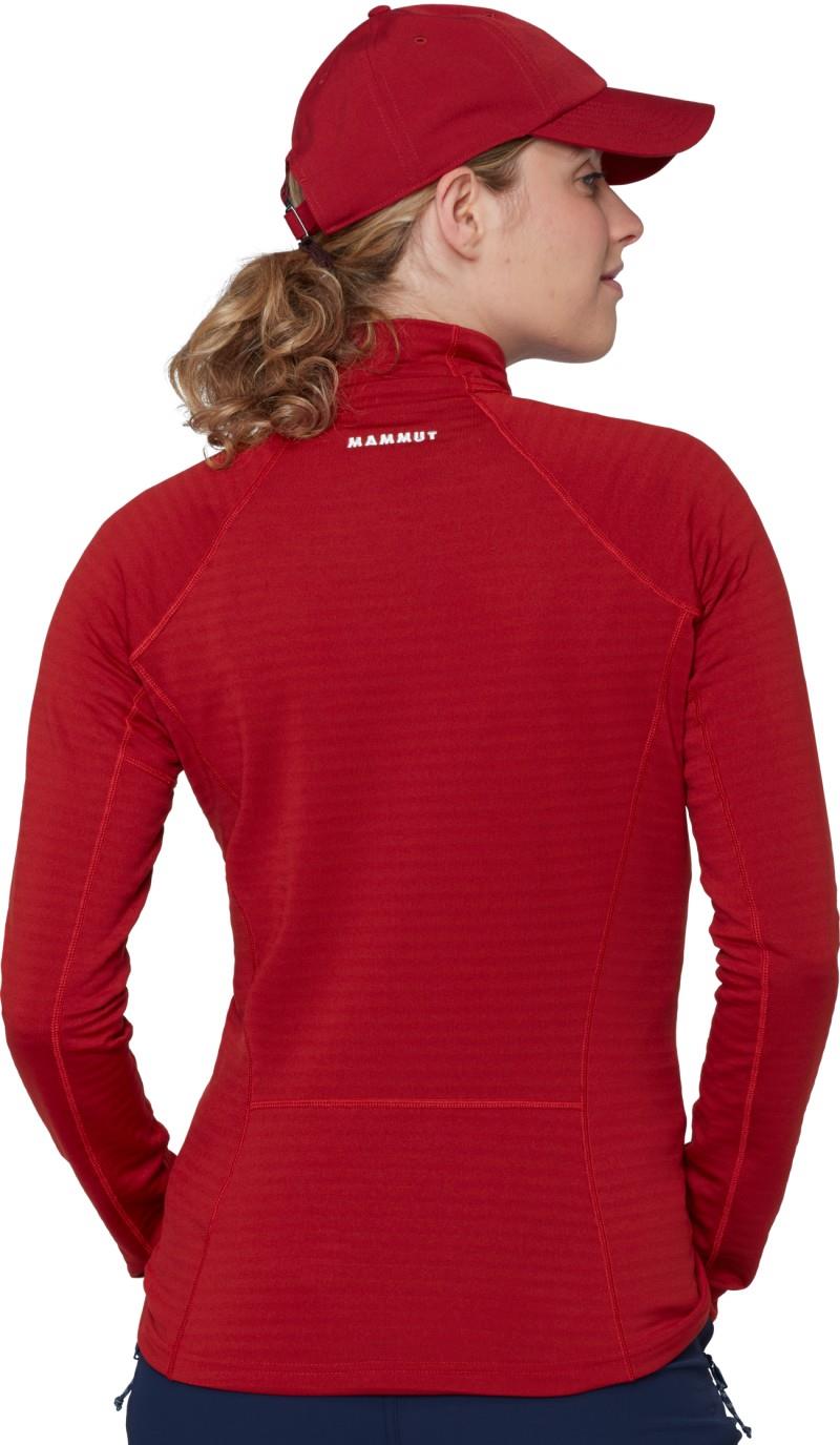 Taiss ML Half Zip - Womens - dark mammut red 1