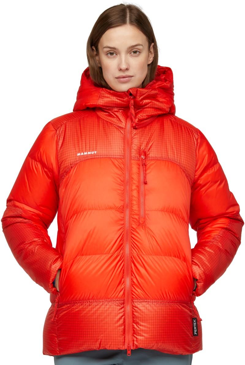 Taiss Pro Belay IN Hooded Jacket - Womens - mammut red 1