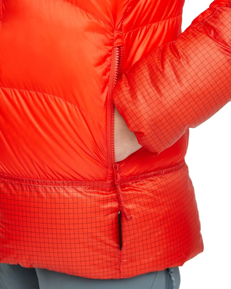 Taiss Pro Belay IN Hooded Jacket - Womens - mammut red 1