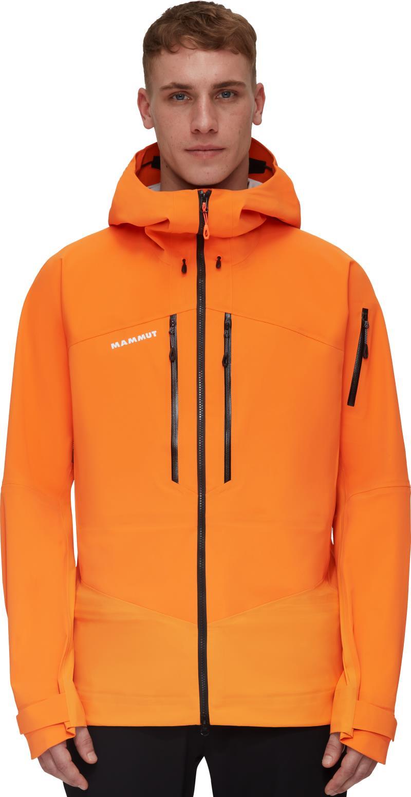 Taiss Pro HS Hooded Jacket - Mens - Tangerine / Dark Tangerine 2