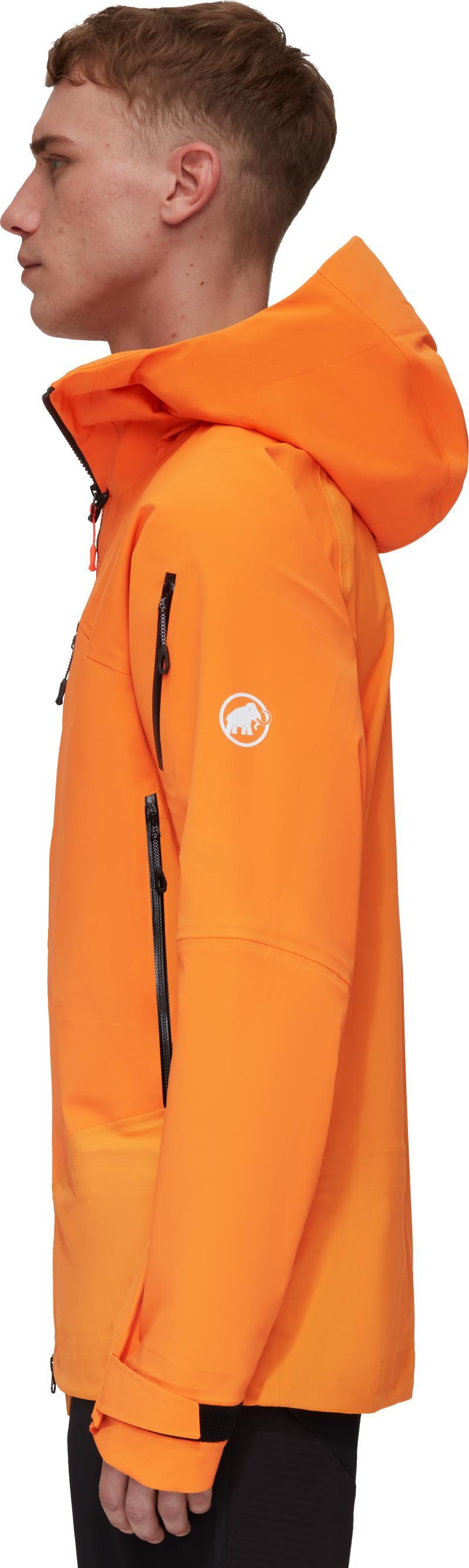 Taiss Pro HS Hooded Jacket - Mens - Tangerine / Dark Tangerine 4