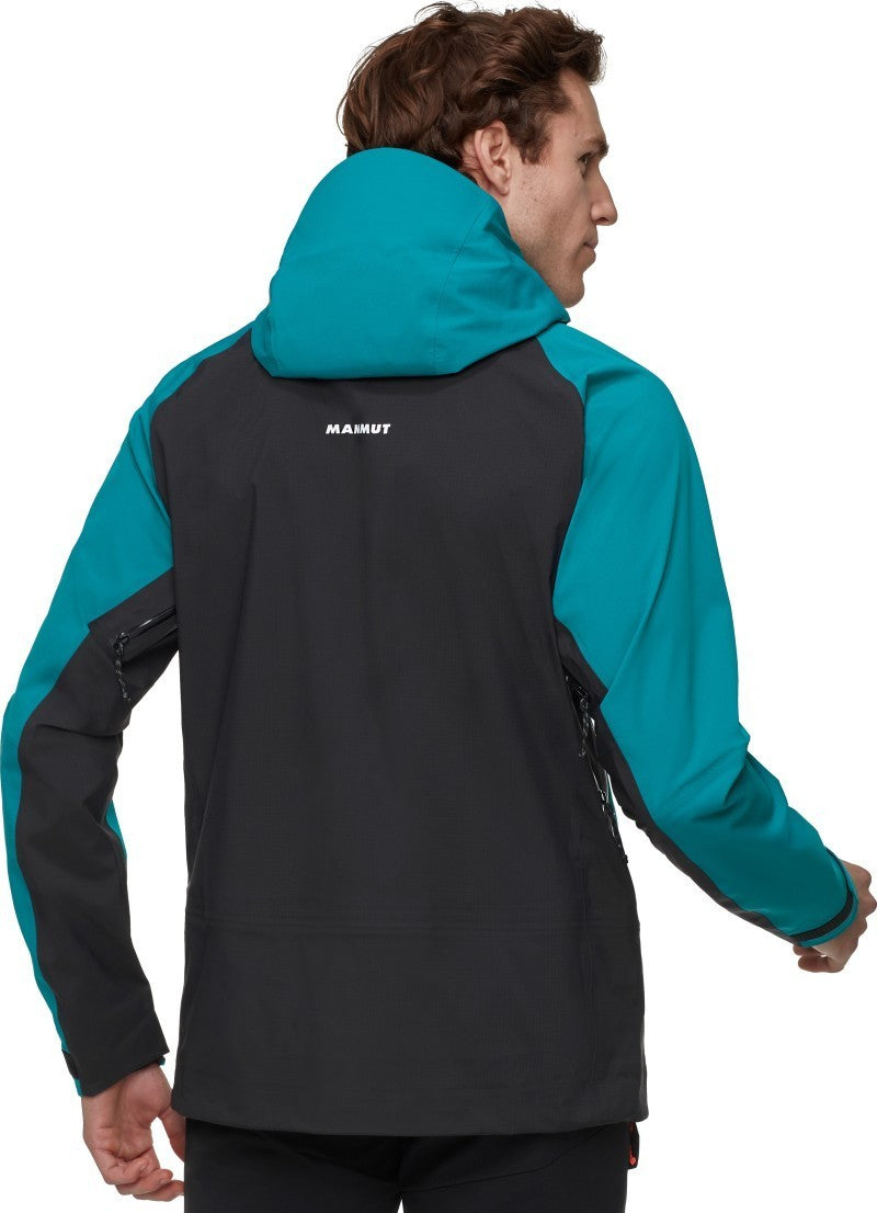 Taiss Pro HS Hooded Jacket - Mens - deep teal / black 1