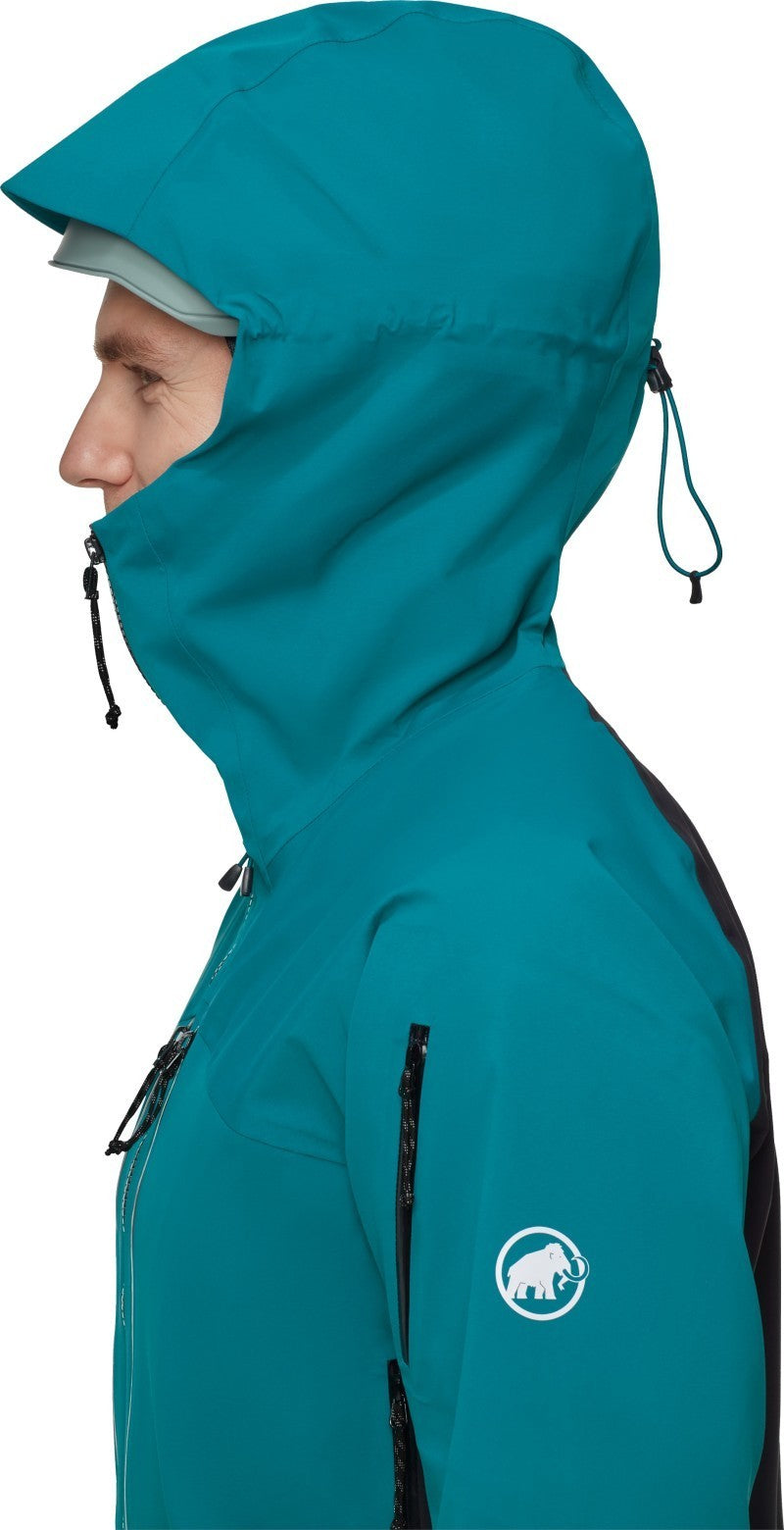Taiss Pro HS Hooded Jacket - Mens - deep teal / black 1