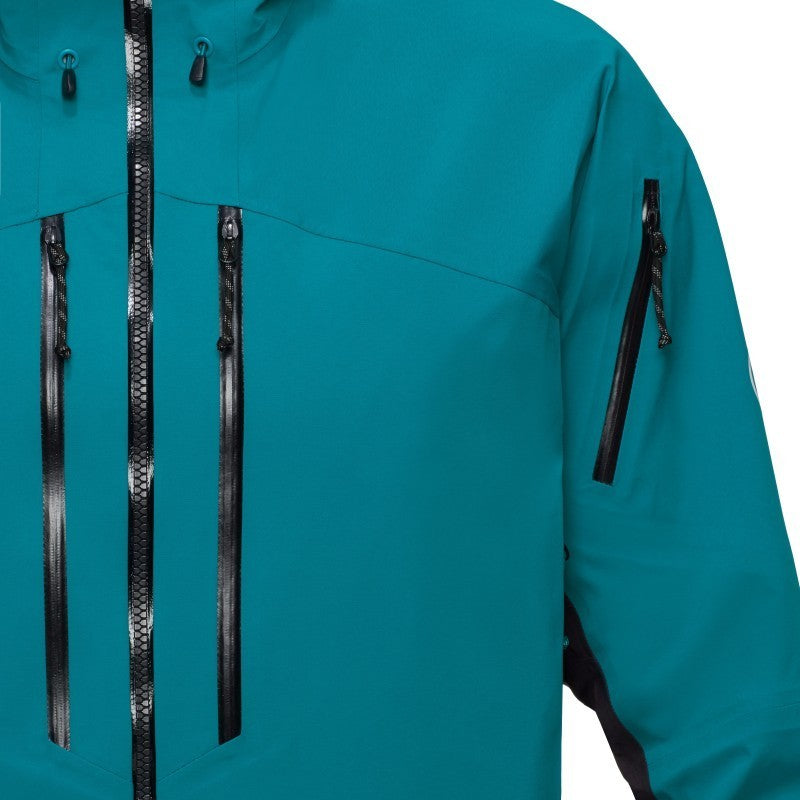 Taiss Pro HS Hooded Jacket - Mens - deep teal / black 1