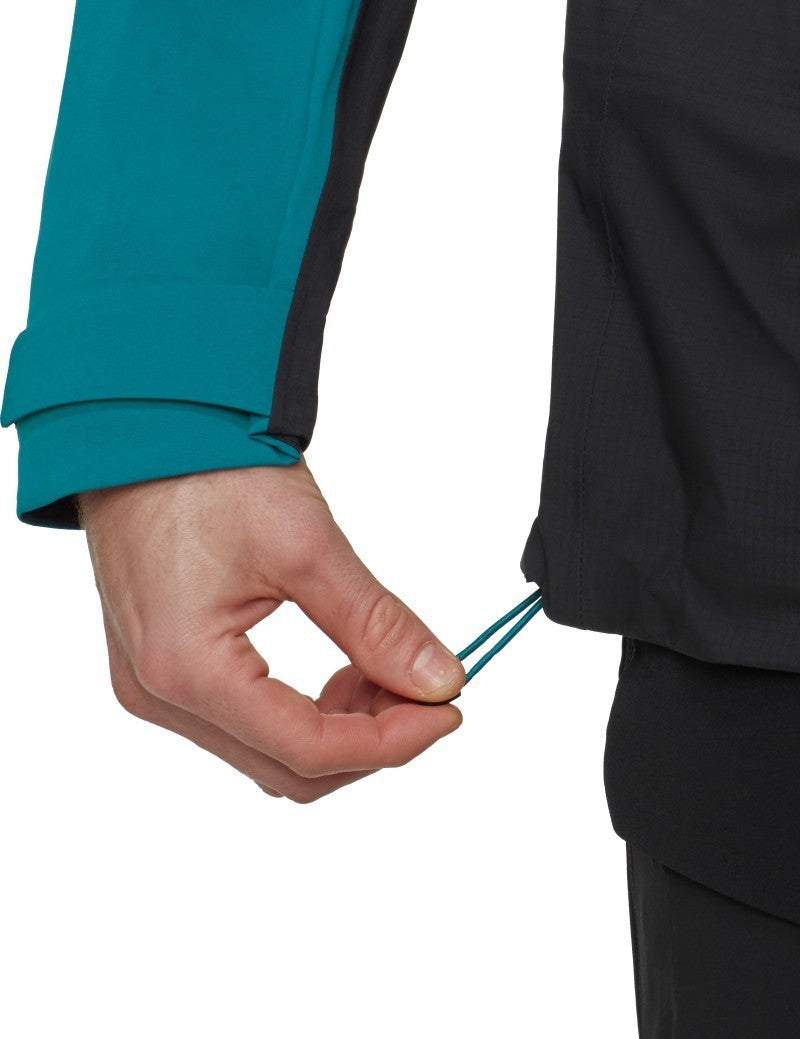 Taiss Pro HS Hooded Jacket - Mens - deep teal / black 1