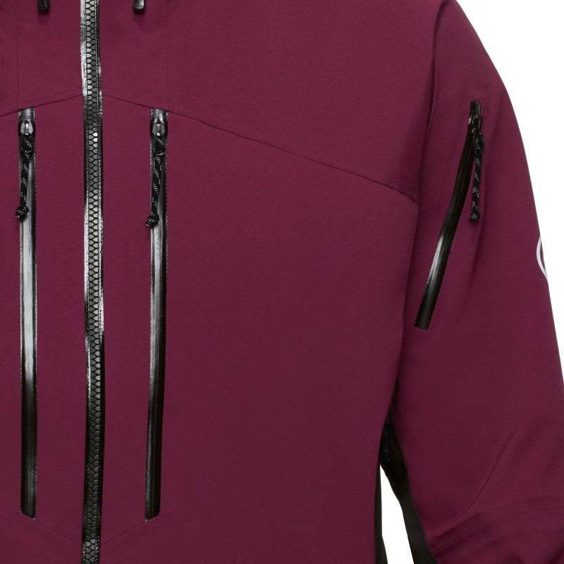 Taiss Pro HS Hooded Jacket - Mens - vin / black 1