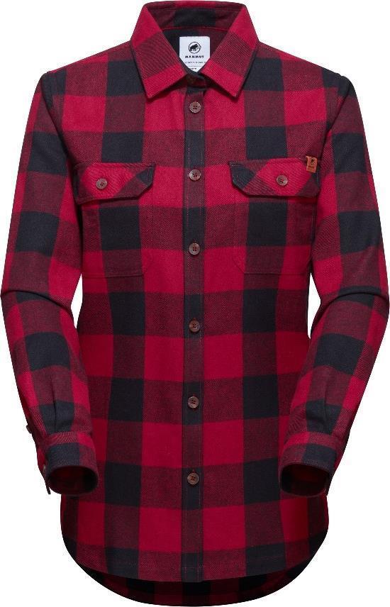 Tamaro LS Shirt - Womens - Blood Red / Black 1