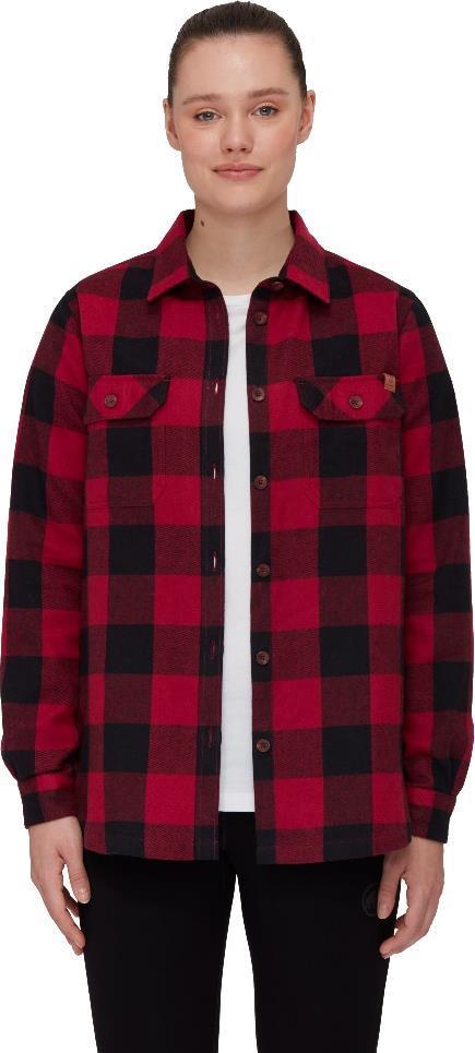 Tamaro LS Shirt - Womens - Blood Red / Black 2