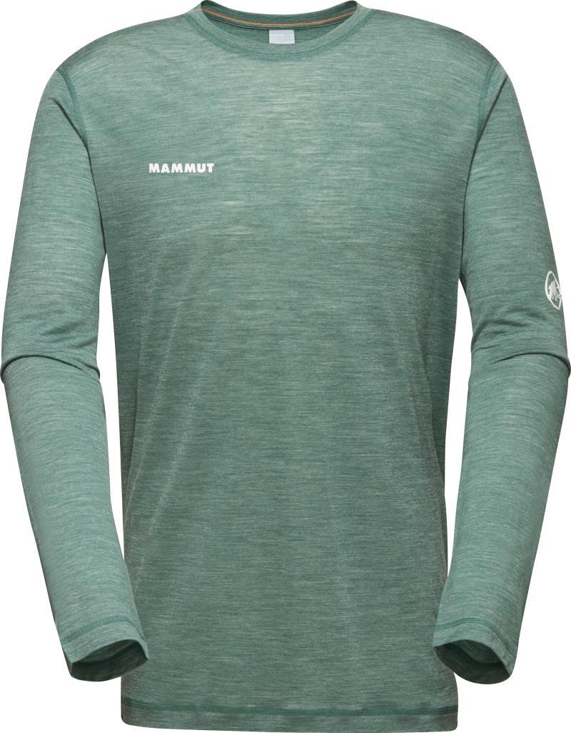 Tree Wool FL LS - Mens - Dark Jade Melange 1