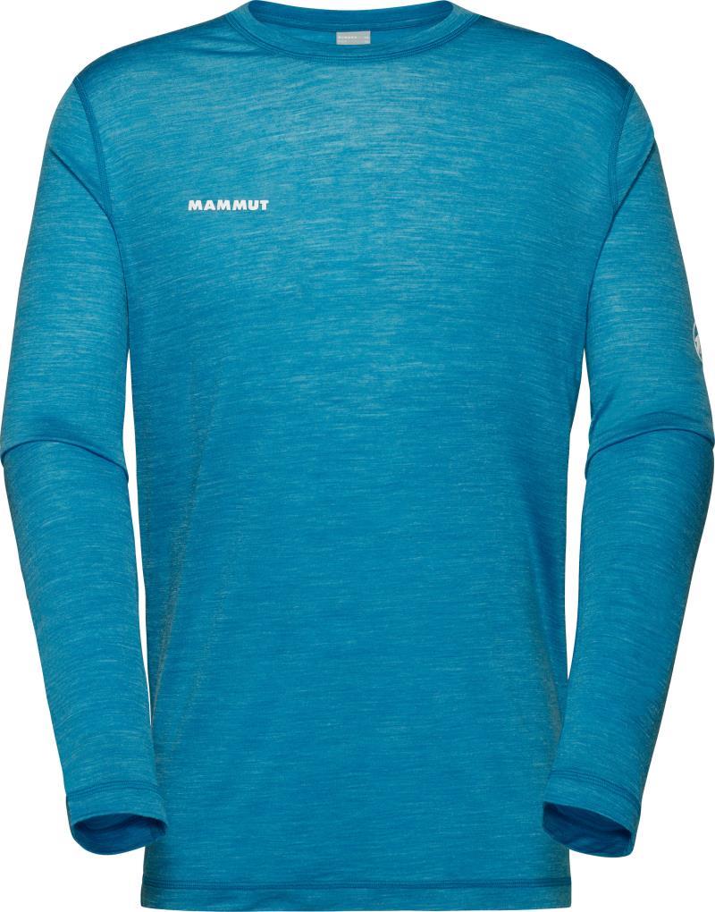Tree Wool FL LS - Mens - glacier blue melange 1