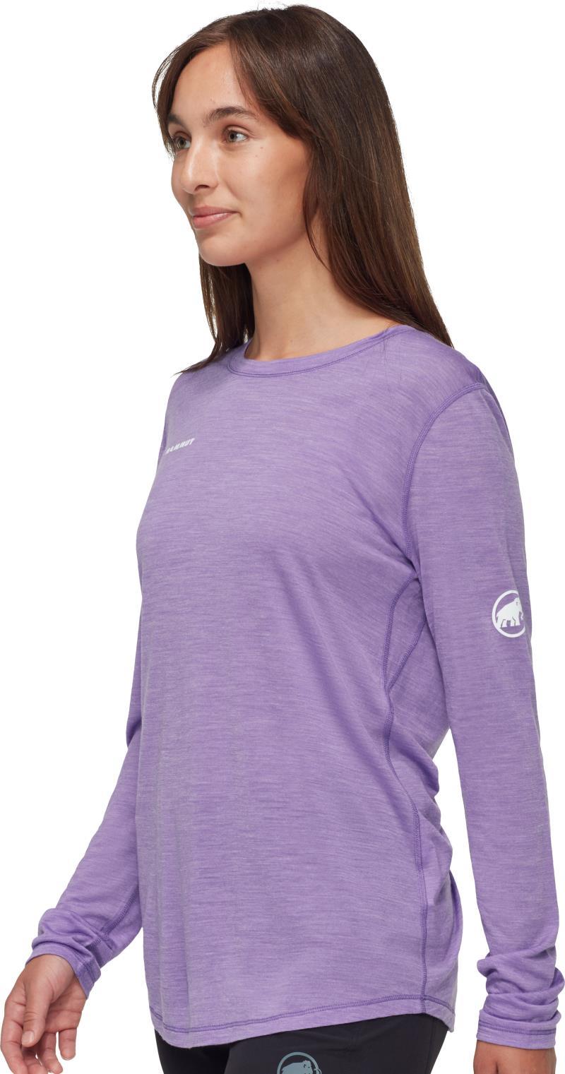 Tree Wool FL LS - Womens - lavandin melange 1