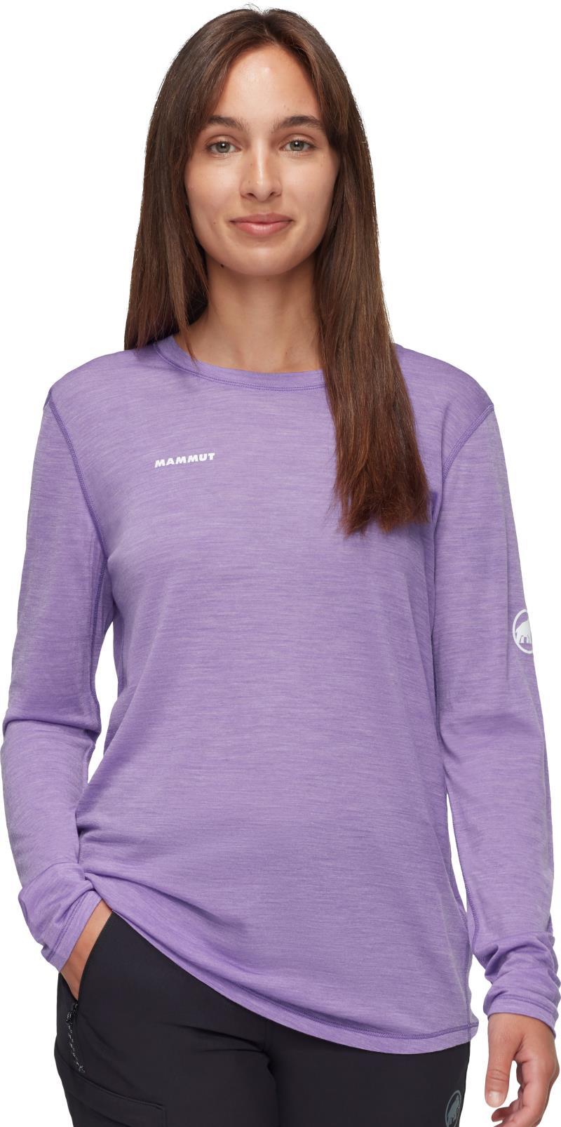 Tree Wool FL LS - Womens - lavandin melange 1