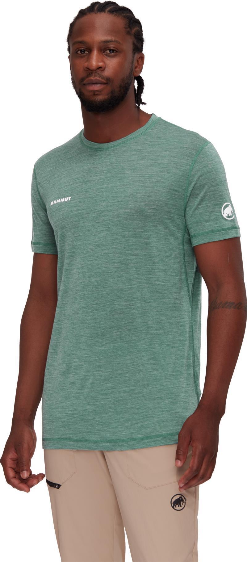 Tree Wool FL T-Shirt - Mens - Dark Jade Melange 2