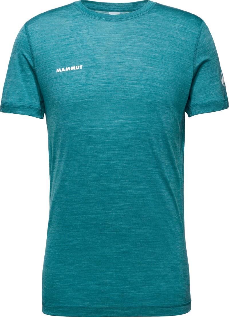 Tree Wool FL T-Shirt - Mens - deep teal melange 1