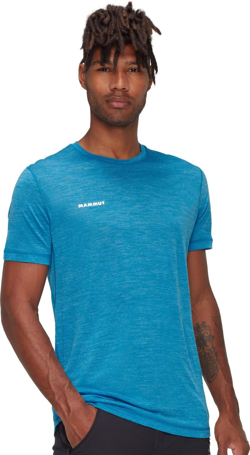 Tree Wool FL T-Shirt - Mens - glacier blue melange 1