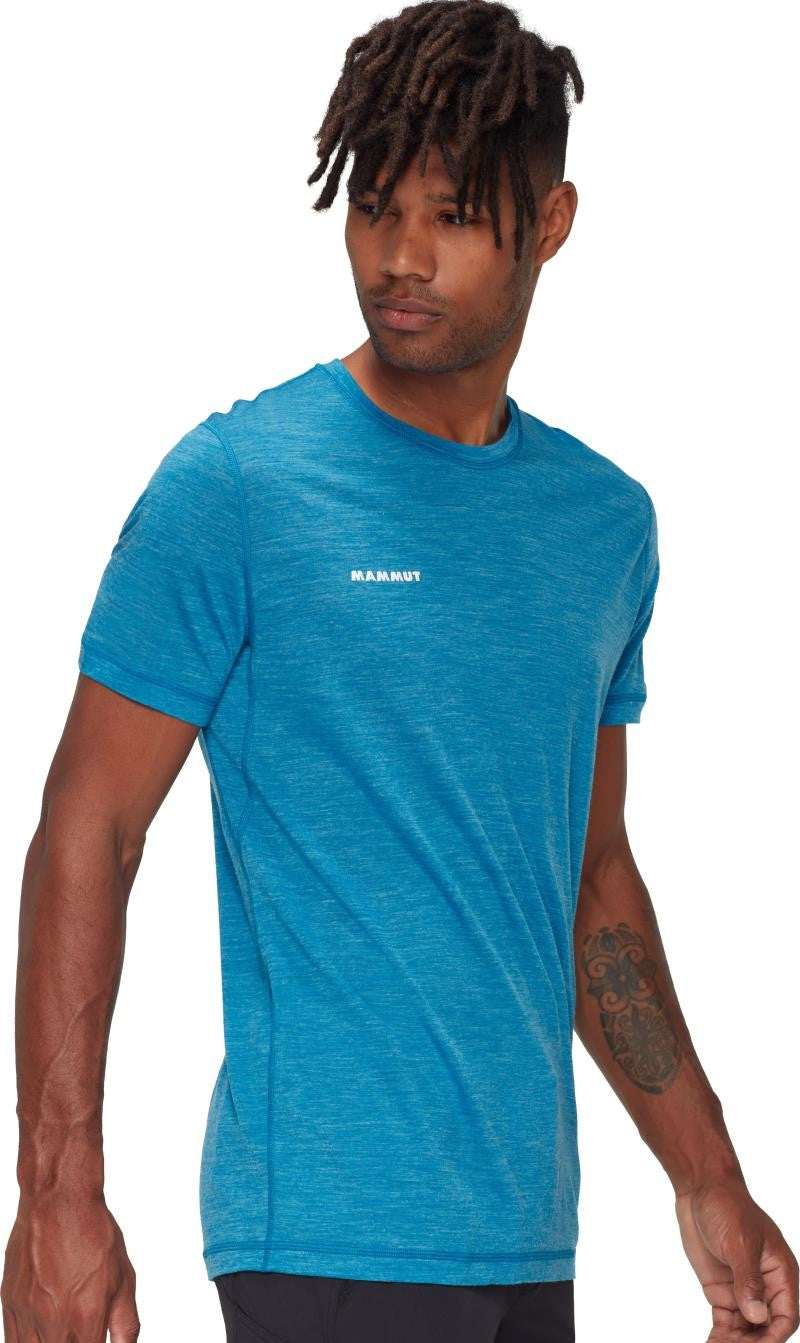 Tree Wool FL T-Shirt - Mens - glacier blue melange 1