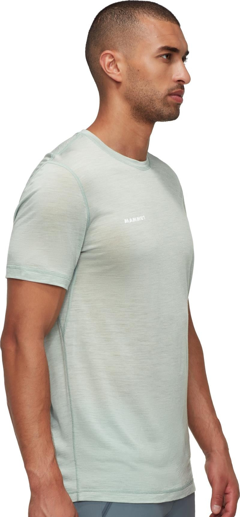 Tree Wool FL T-Shirt - Mens - silver sage melange 1