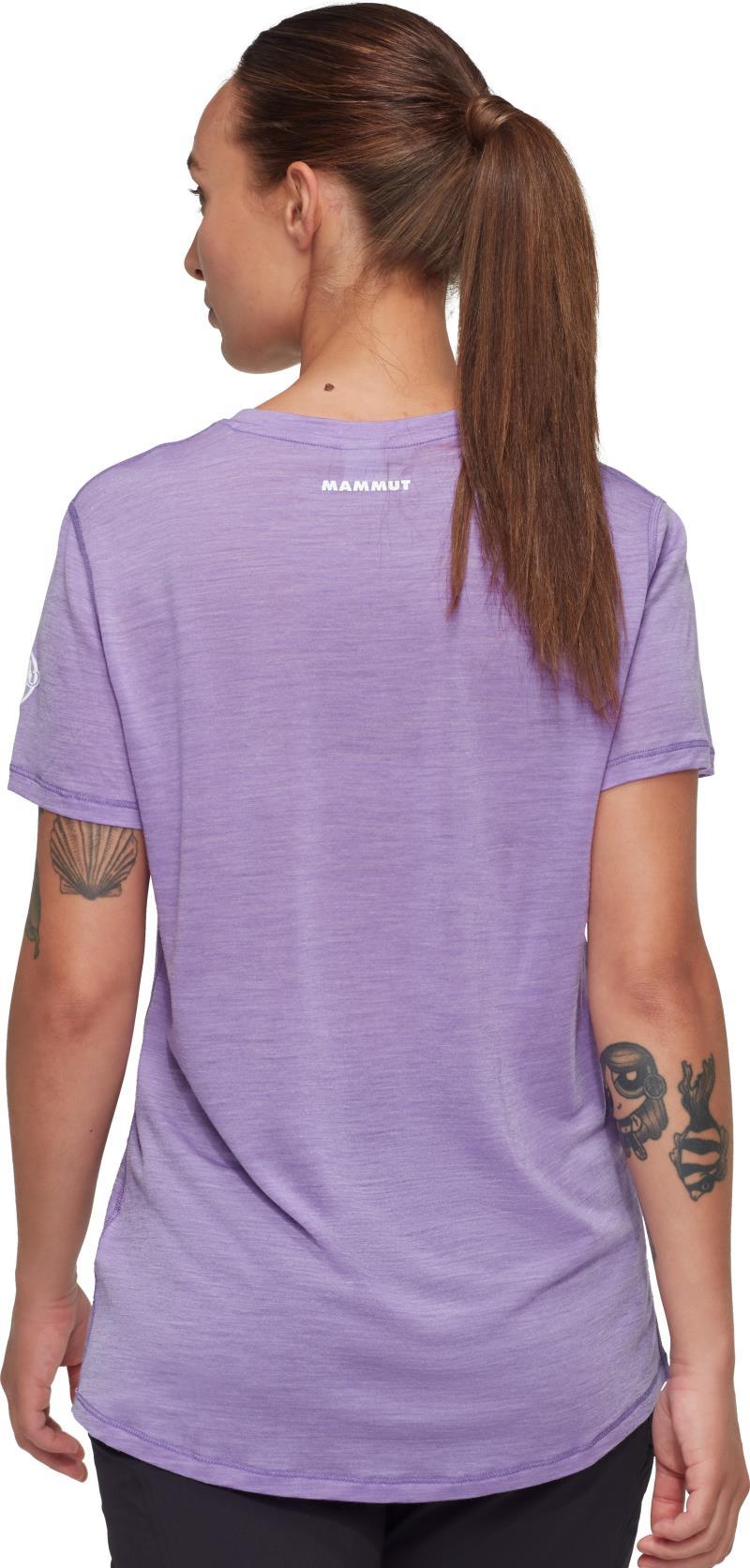 Tree Wool FL T-Shirt - Womens - lavandin melange 1