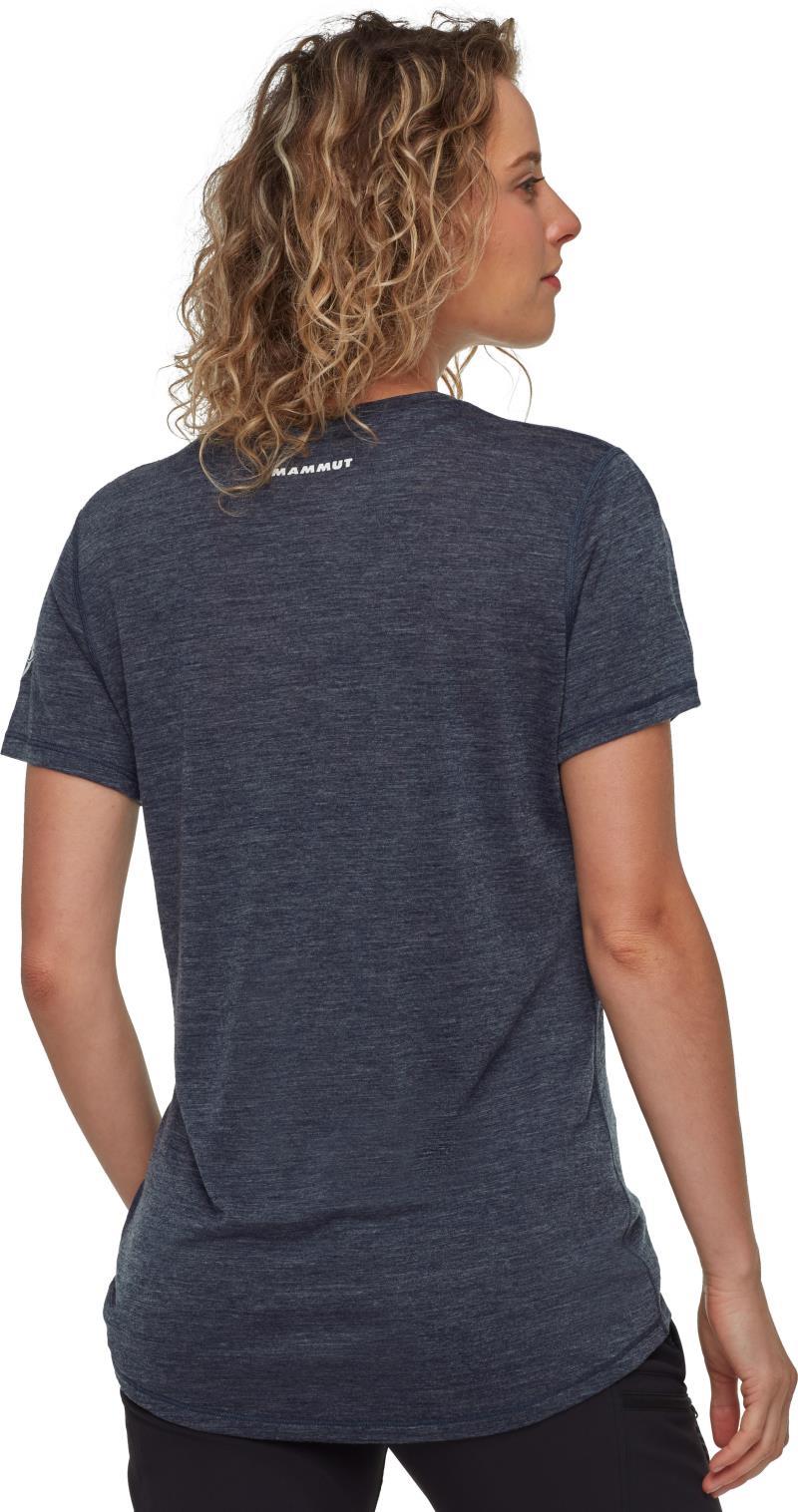 Tree Wool FL T-Shirt - Womens - marine melange 1