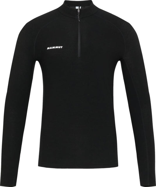 Tree Wool Thermal FL Half Zip LS - Mens - black 1