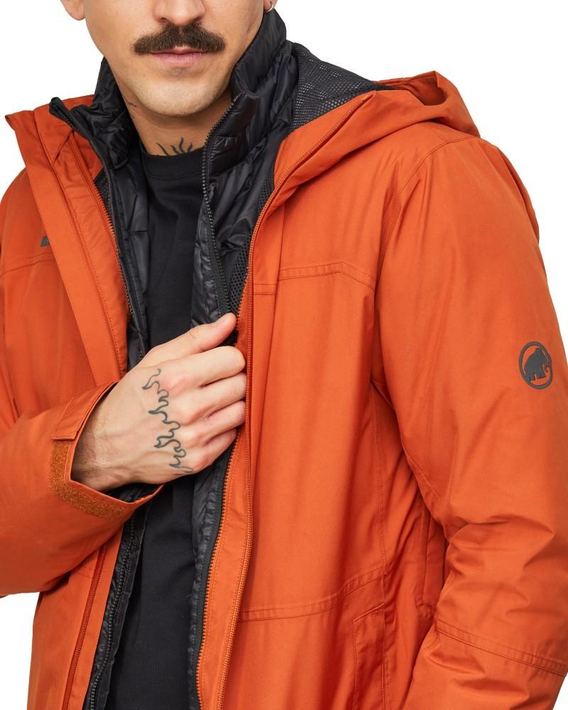 Treeline 3-in-1 HS Hooded Jacket - Mens - autumn larice / black 1