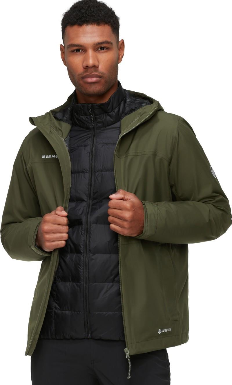 Treeline 3-in-1 HS Hooded Jacket - Mens - dark marsh / black 1