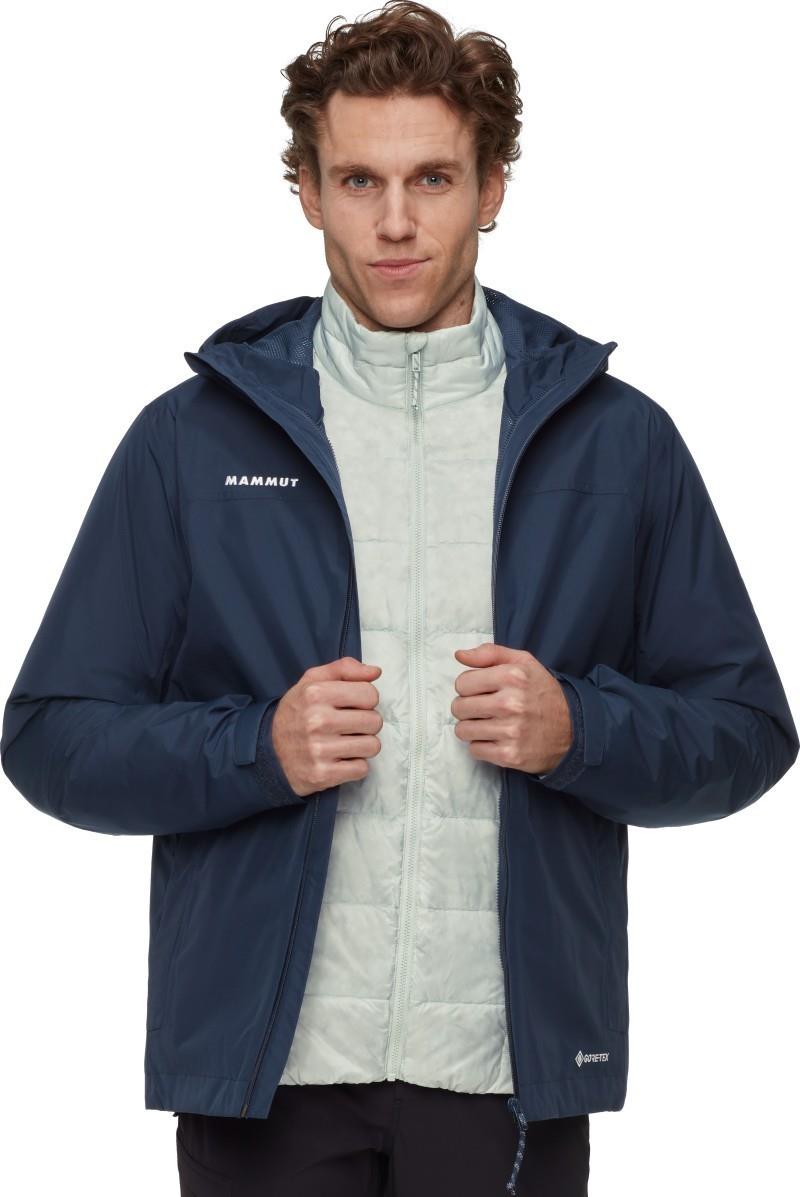 Treeline 3-in-1 HS Hooded Jacket - Mens - marine / silver sage 1