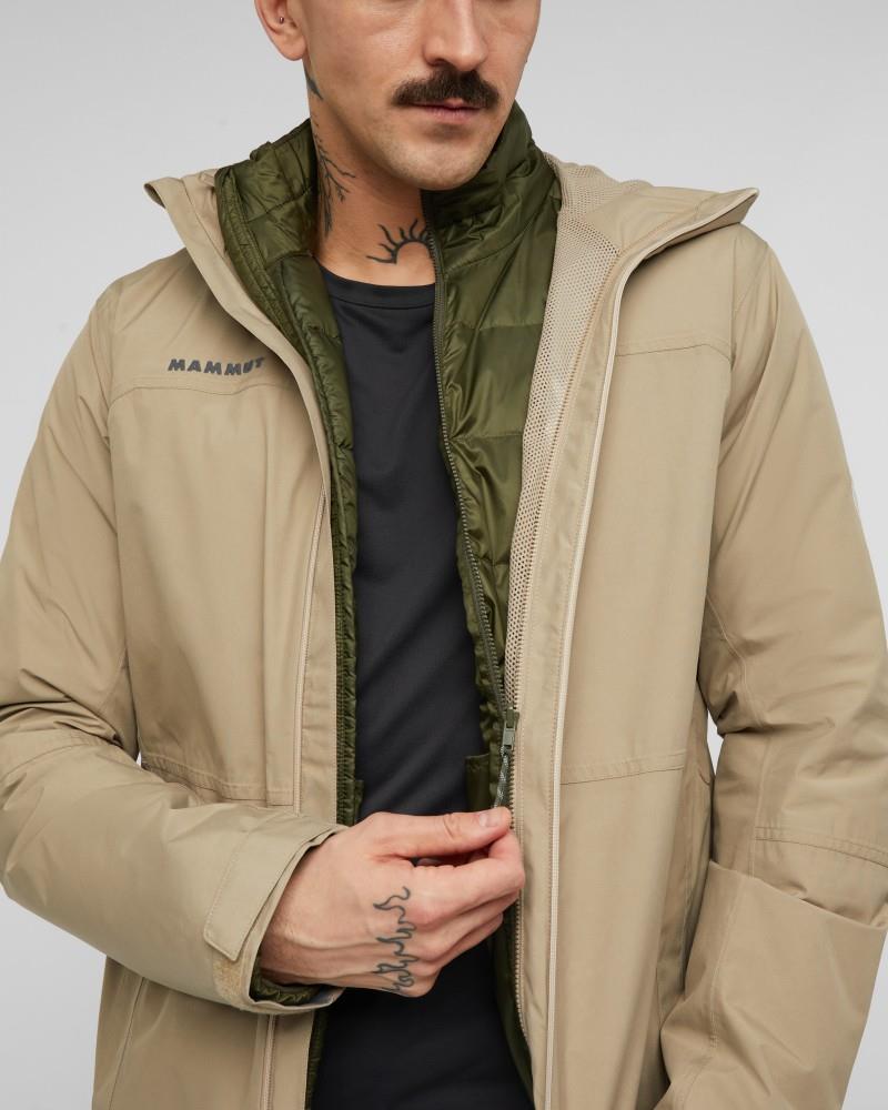 Treeline 3-in-1 HS Hooded Jacket - Mens - sablun / dark marsh 1