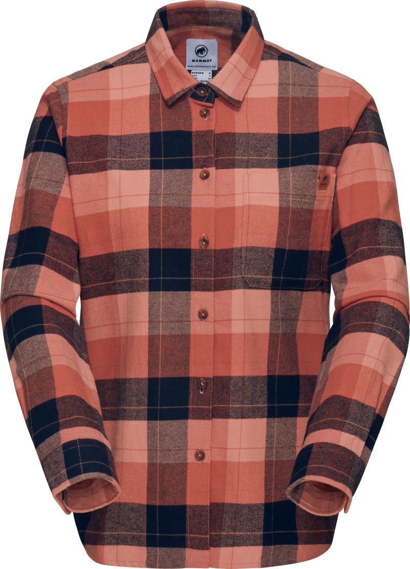 Trovat LS Shirt - Womens - Brick / Black 1